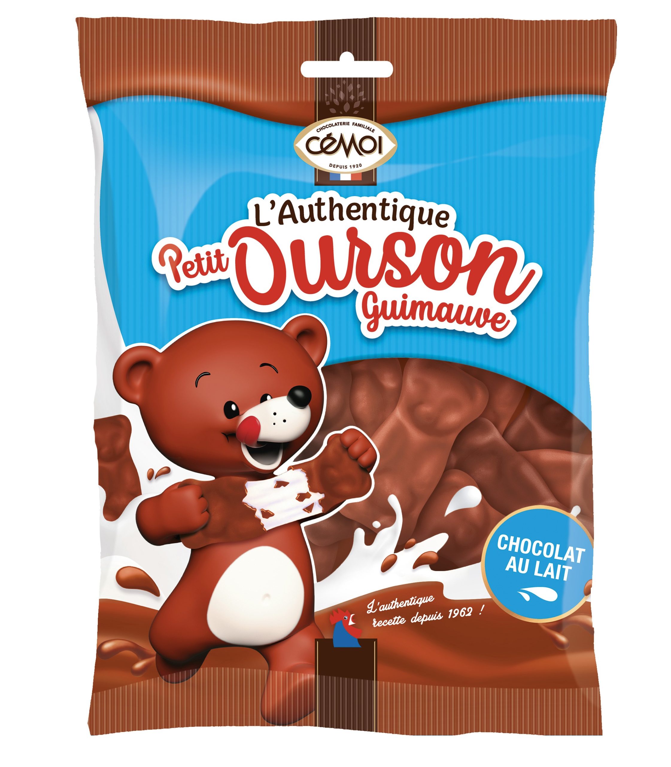 Sachet Petit Ourson Guimauve - Chocolat au Lait