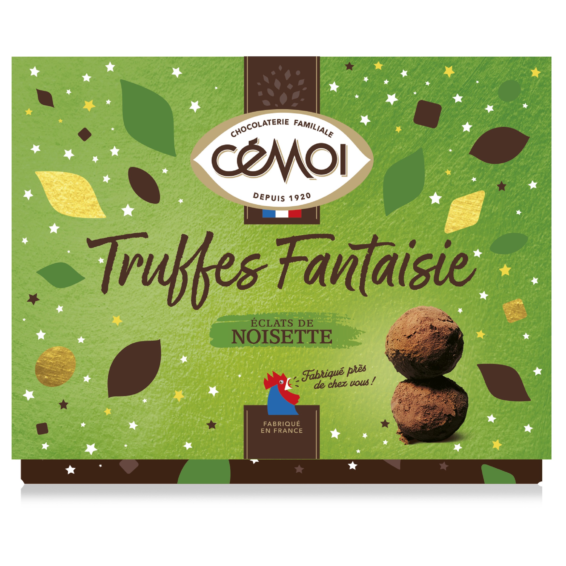 Boite Cadeau Truffes Fantaisie Noisette Cémoi