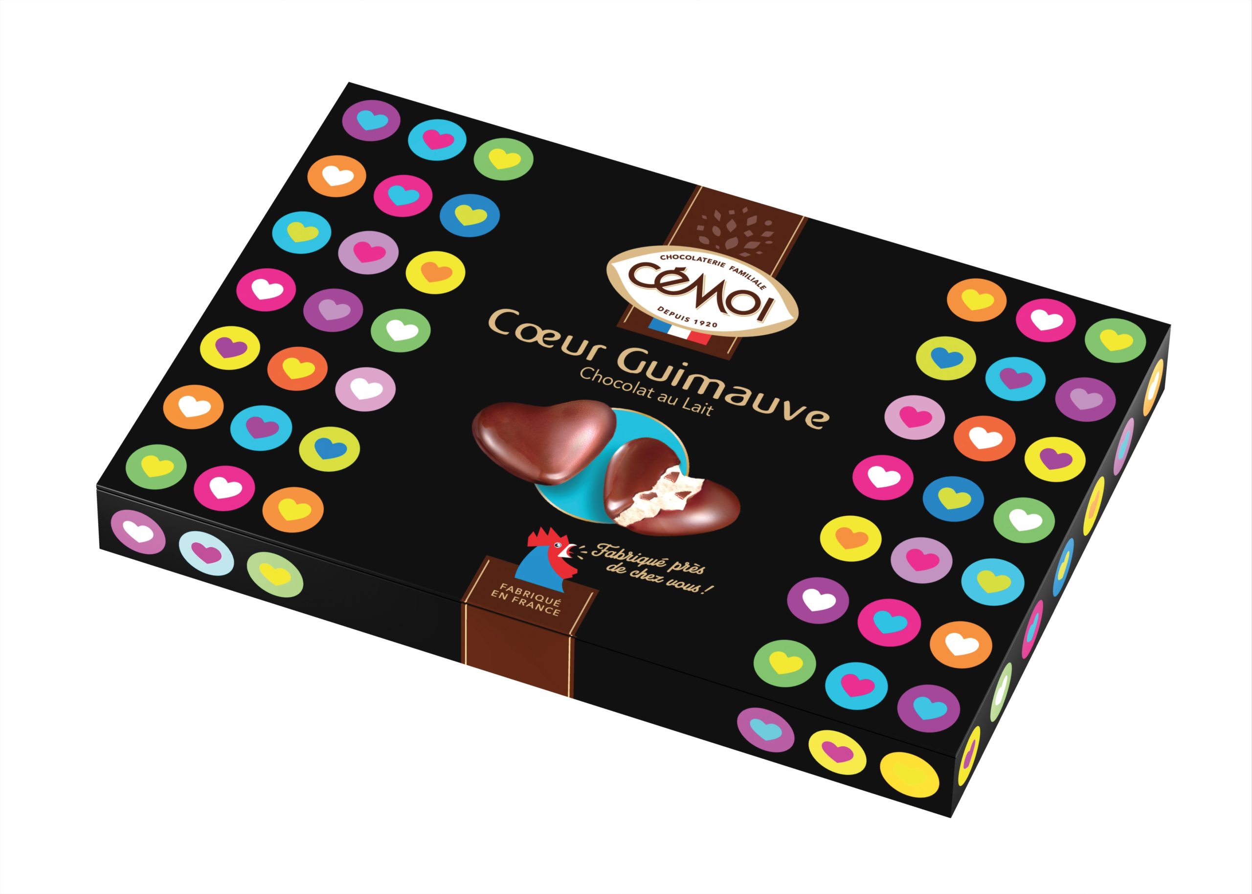 Etui Cadeau 24 Cœurs Guimauve Cémoi