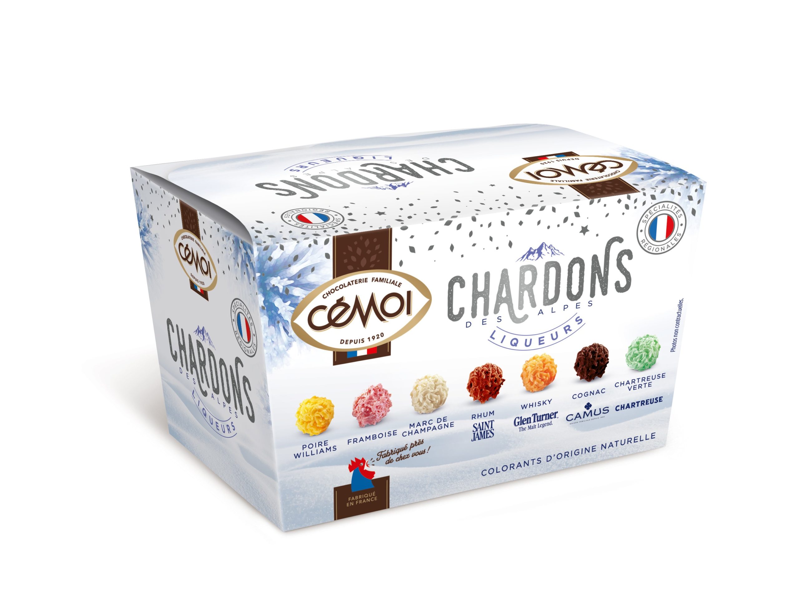 Boîte Chardons à la liqueur - 7 liqueurs - 210G