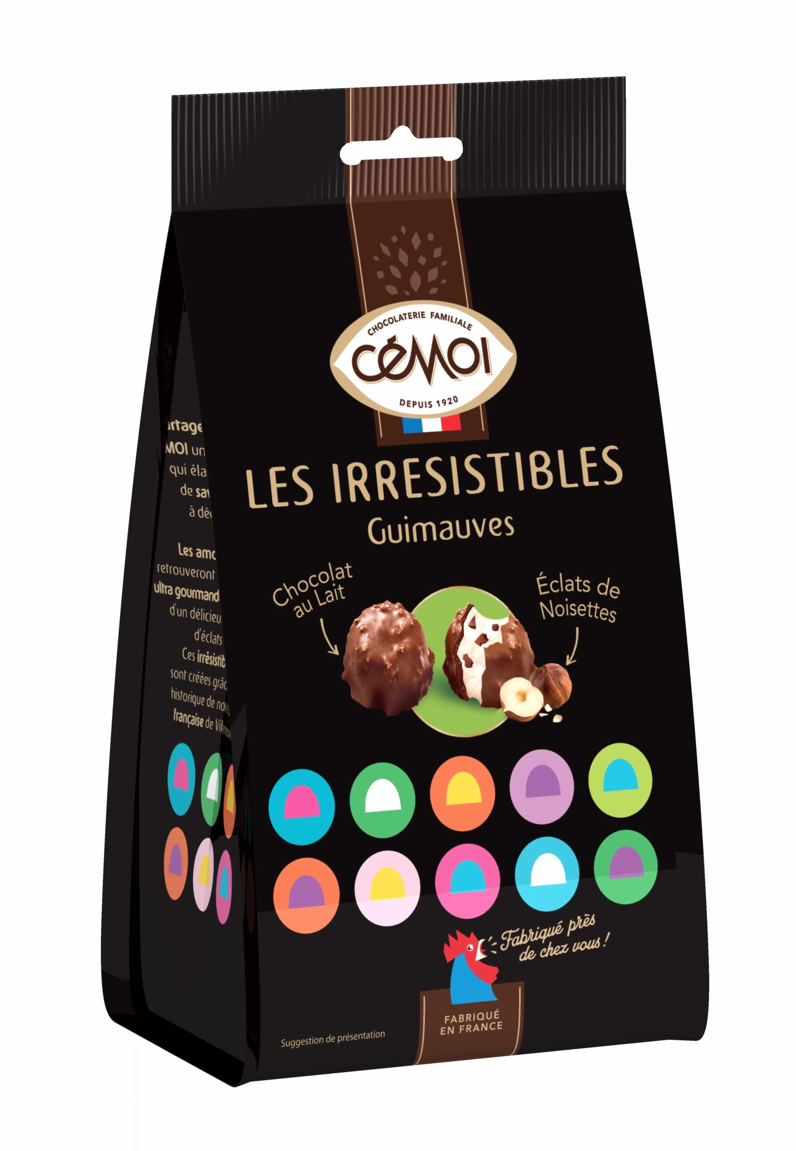 Les Irrésistibles - Guimauves Chocolat au Lait & Noisettes