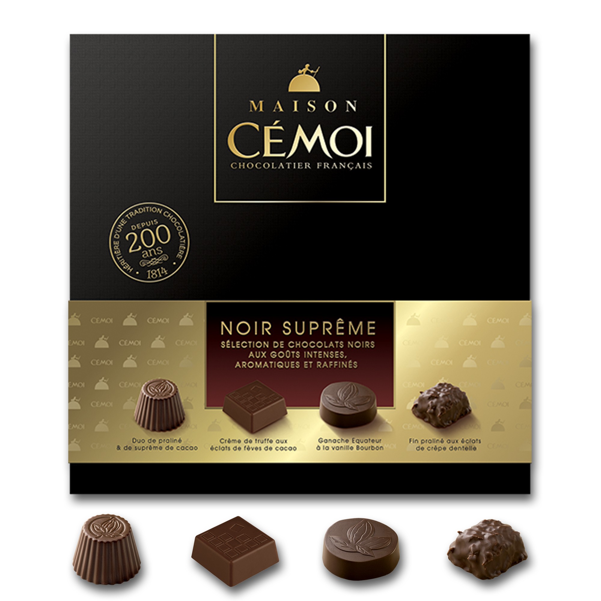 Boîte Maison Cémoi Assortiment Noir Suprême