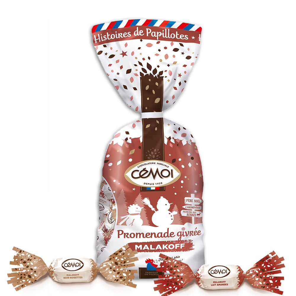 Sachet Histoires de Papillotes Promenade Givrée Cémoi
