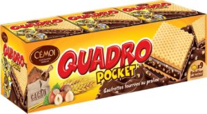 Etui Quadro Pocket Chocolat Praliné