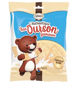 Sachet Petit Ourson Guimauve Chocolat Blanc