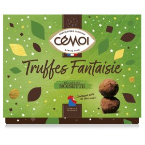 Boite Cadeau Truffes Fantaisie Noisette Cémoi
