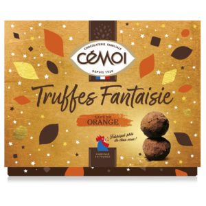 Boîte Cadeau Truffes Fantaisie Orange Cémoi