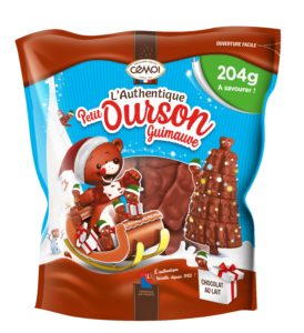 Sachet l’Authentique Petit Ourson Guimauve Cémoi de Noël