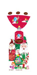 Sachet 1 Père Noël et 6 Décors Sapin Cémoi