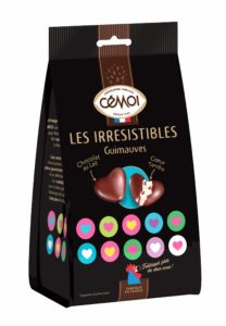Les irrésistibles - Guimauves Coeur Chocolat au Lait