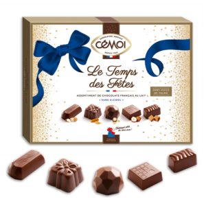 Boîte Le Temps des Fêtes Chocolat au Lait Cémoi