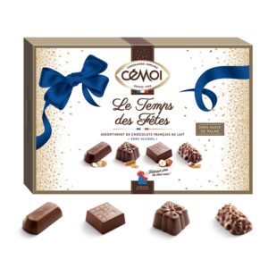 Boîte Le Temps des Fêtes Chocolat au Lait Cémoi