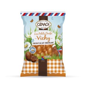 Sachet Les Petits Oeufs Vichy Lait Praliné Croustillant