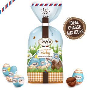 L’assortiment Vichy  au chocolat au lait et céréales Cémoi