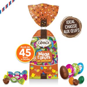 Méga t’Œufs Lait Croustillant Cémoi