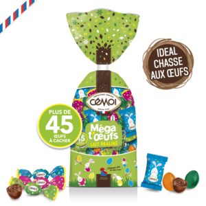 Méga t’Œufs Lait Praliné Cémoi