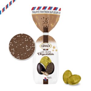 Œufs Dégustation Chocolat noir Truffé Inclusions de fleur de sel Cémoi