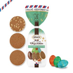 Œufs Dégustation Assortiment Praliné Blanc & Lait Cémoi