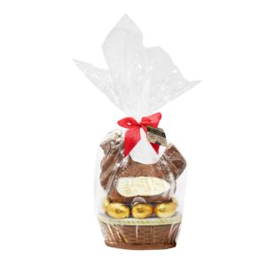 Moulage La Poule Couveuse Chocolat au Lait Décoré Garnie D’oeufs Cémoi