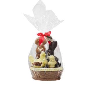Moulage Le Panier 3 Chocolats Chocolat au Lait, Noir et Blanc