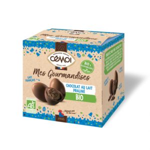 Boîte Gourmandises Bio Lait Praliné Cémoi