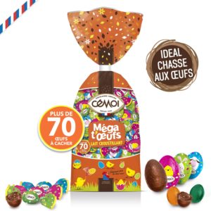 Méga t’Œufs Lait Croustillant Cémoi 680g